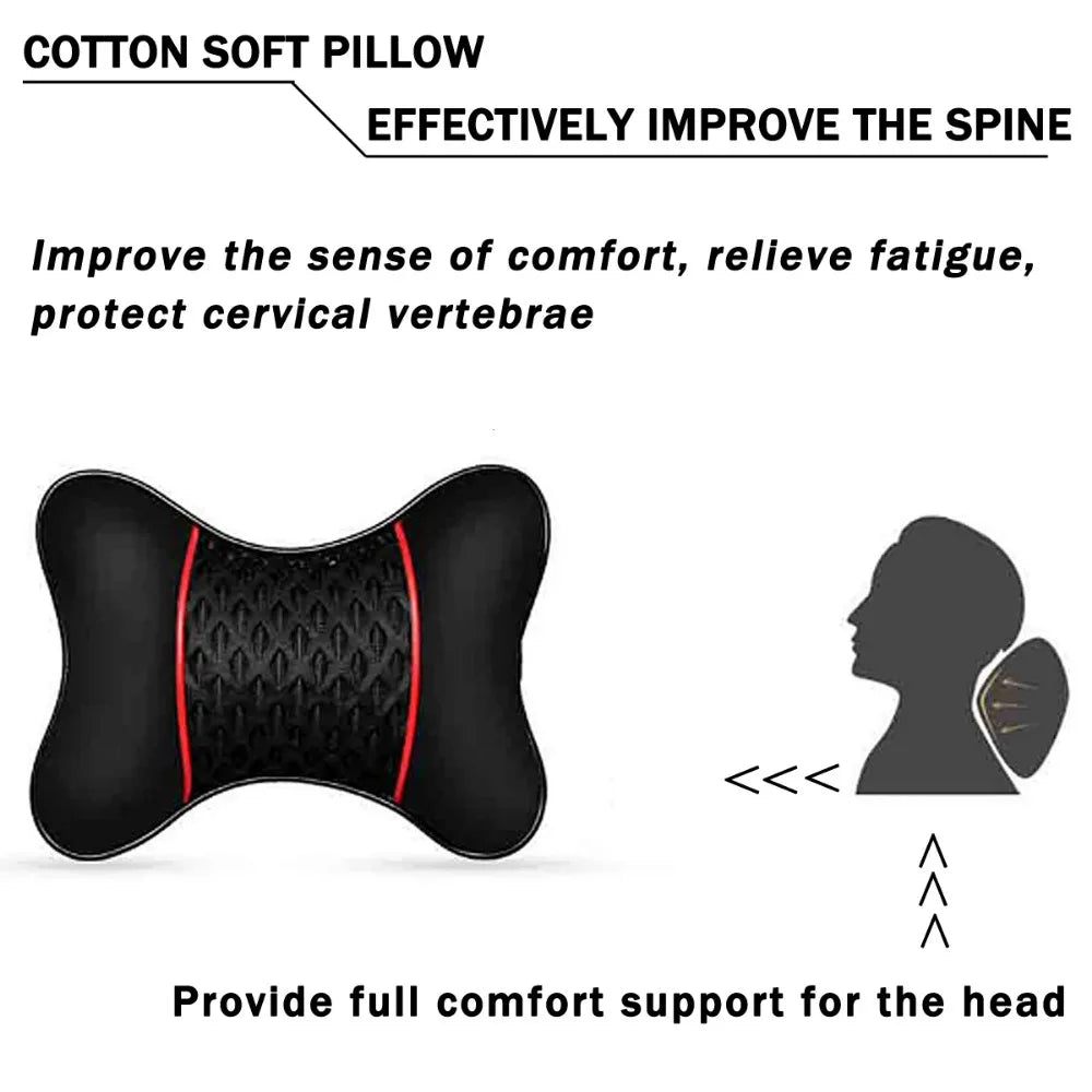 "Cloud Ride" - A car travel pillow for ultimate comfort and support on long journeys. 