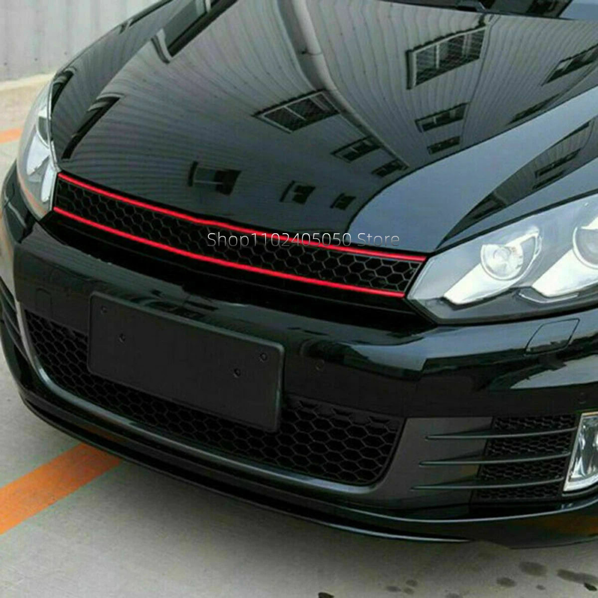 Reflective Stripes for Your Volkswagen's Front Grille!"