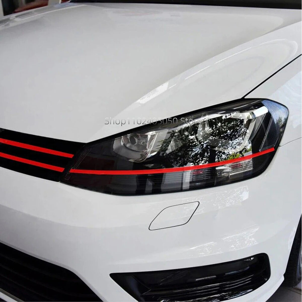 Reflective Stripes for Your Volkswagen's Front Grille!"