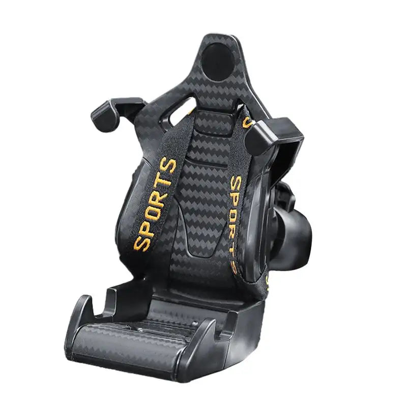 "Velocity Seat Stand: Sleek Phone Holder Inspired by Racing!"