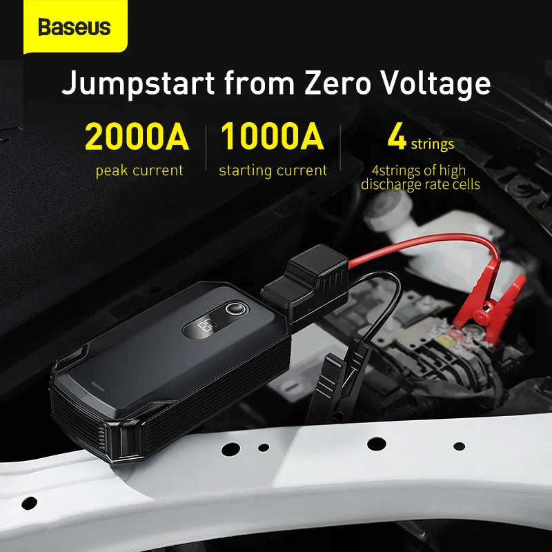 "PowerMax Jump Starter: Your Roadside Lifesaver!"