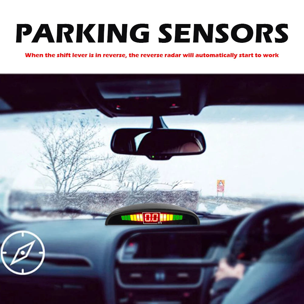 "RadarGuard ProPark: Smart Parking System with 4 Sensors and LED Display"