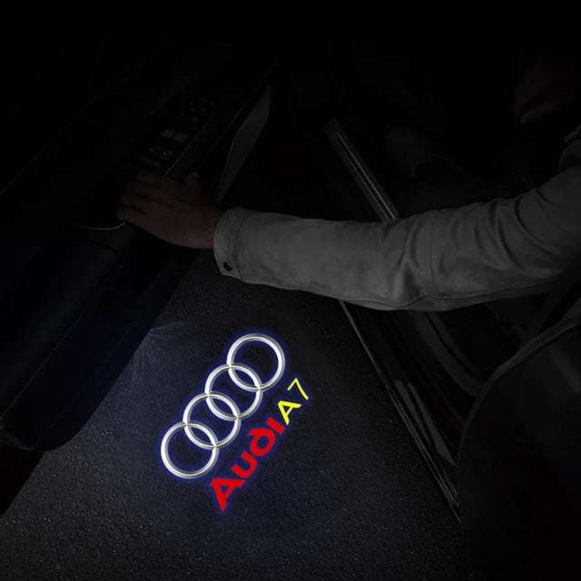 "PhantomBeam Car Emblem Laser Door Lights"