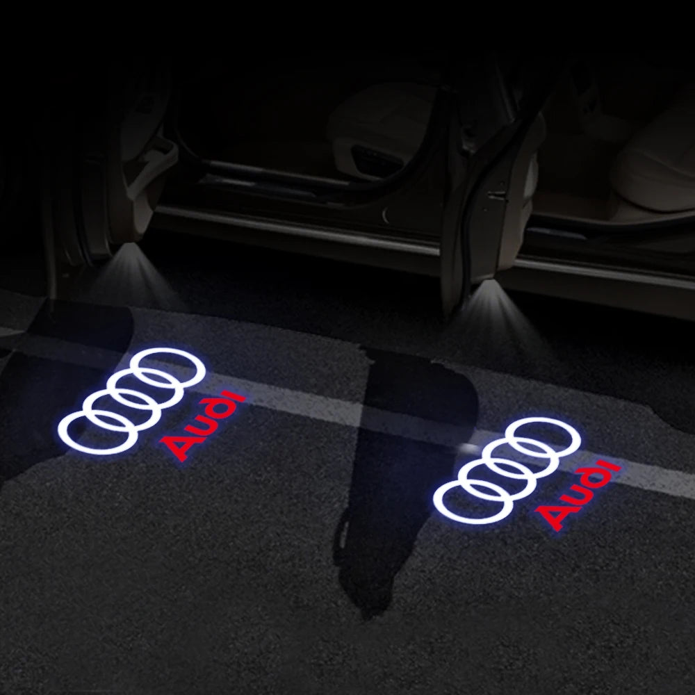 "PhantomBeam Car Emblem Laser Door Lights"