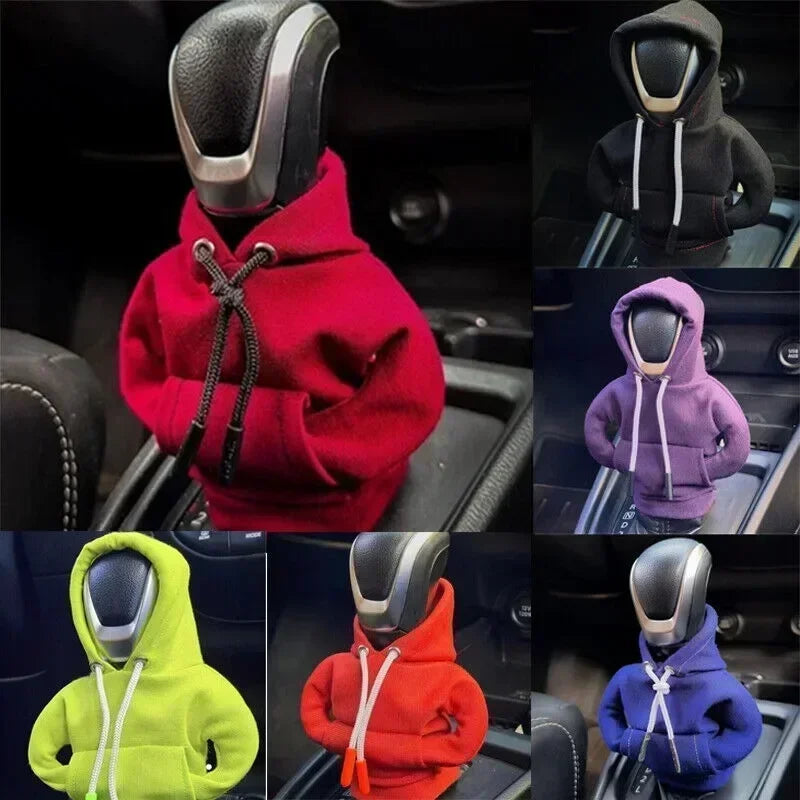 "Gear Knob Hoodie: Your Car's Cozy Upgrade!"